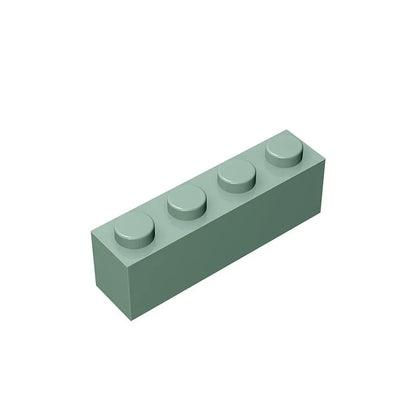 Gobricks GDS-534 Brick 1 x 4 without Bottom Tubes | Compatible Building Block Set