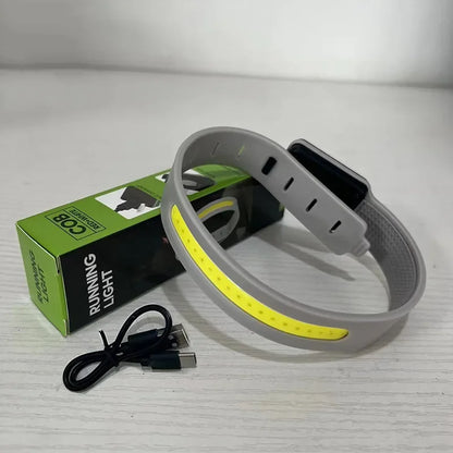 Ultralight COB Running Light Bracelet | Rechargeable Waterproof LED Safety Light
