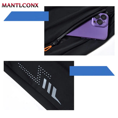 Men's Quick-Dry Gym & Running Shorts - Elastic Waist, Zipper Pockets, Breathable Workout Shorts (M-4XL)