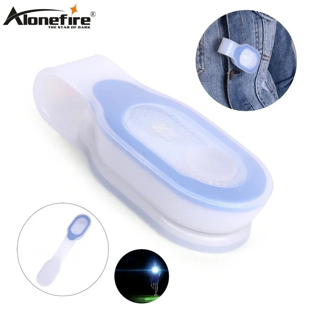 Mini Running Emergency Light | Clip Safety Soft Silicone Outdoor Cycling Lamp