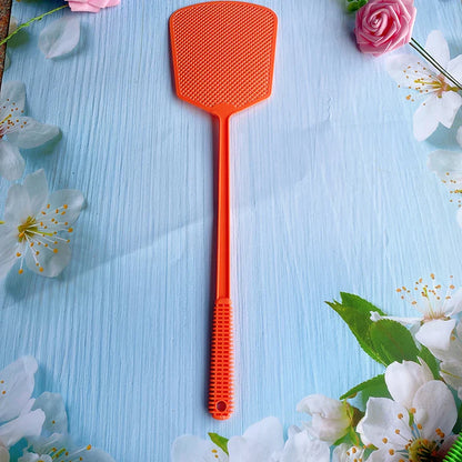 Large Plastic Fly Swatter | Extended Handle Manual Mosquito Swatter