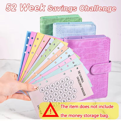 A6 100 Envelopes Eave Money, 52 Weeks Save Challenge, 30 Days Save, Euros USD Cash Envelopes Budget Planner Easy To Save