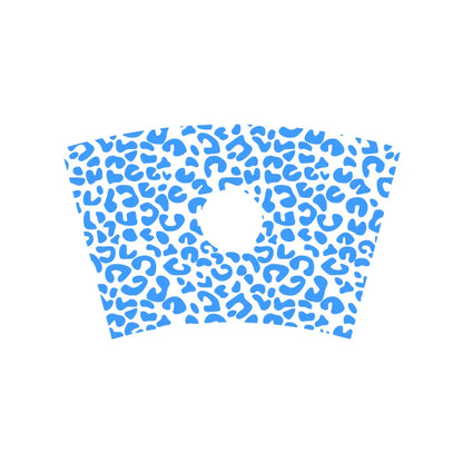 Leopard Pattern Full Wrap Vinyl Sticker for 24 oz Cold Cup | Cheetah Coffee Cup Decal
