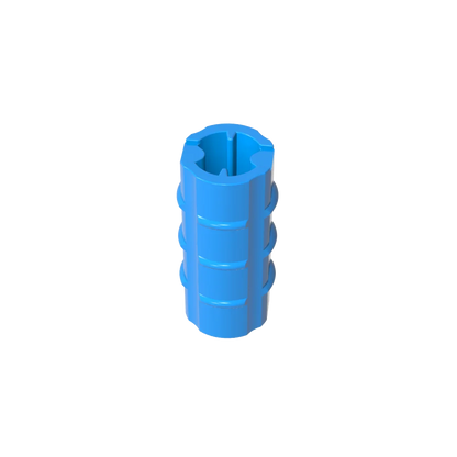Gobricks Cross Axle Extension M 3 Ribs | Compatible Technical Building Block Connector