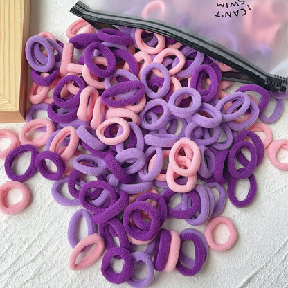 20/50-Pack Kids Elastic Hair Bands, Colorful Girls Scrunchies & Baby Hair Ties