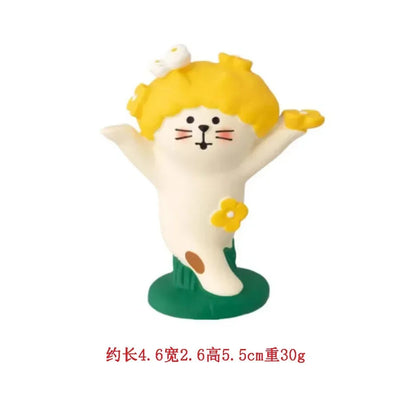 Spring-flowering Scene Decorate Home Decoration Garden Farm Scene Series Bookshelf Decoration Set Children's Toy Doll Ornaments