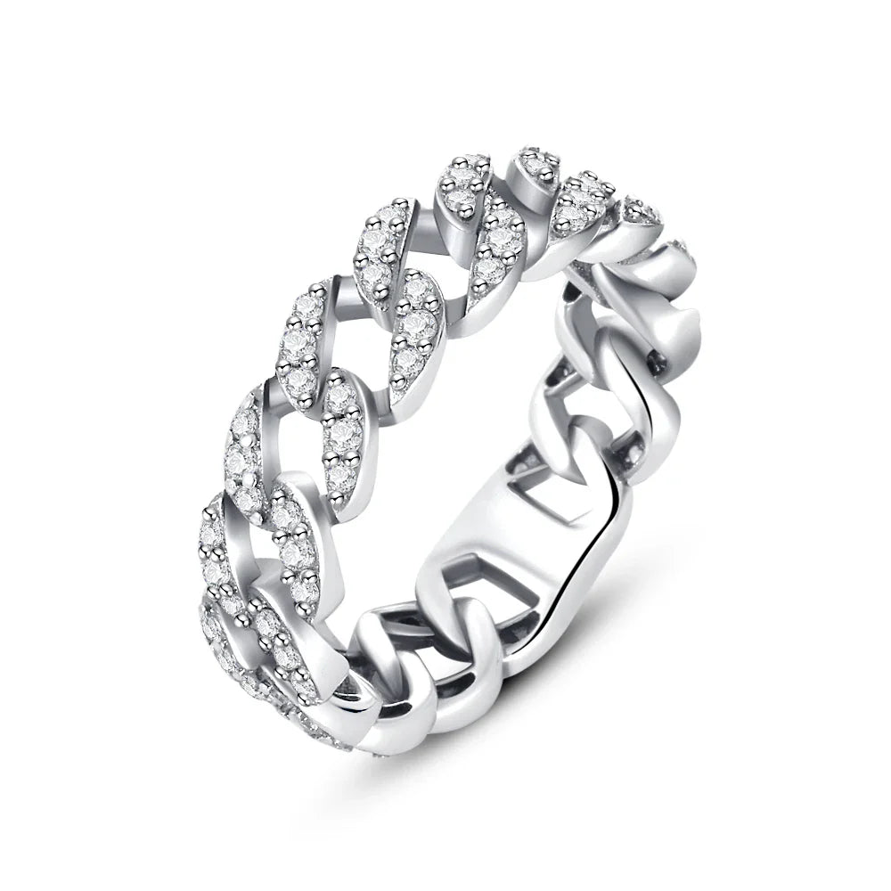 925 Sterling Silver Heart-Shaped Butterfly Flower Ring | Exquisite Charm Jewelry for Her