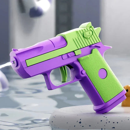 Mini Water Pistol | Mechanical Continuous Firing Water Gun for Summer Pool Play