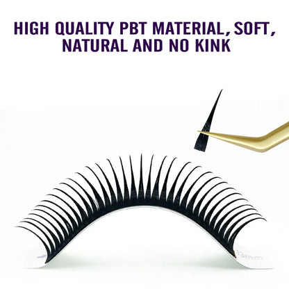 Wet Lashes Cosplay Eyelash Extensions | 0.07mm Mink Spikes Lashes