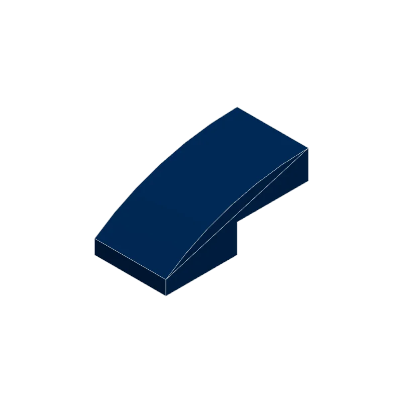 50pcs 11477 Slope Curved 2 x 1 Bricks Bulk | Modular Building Blocks for MOC