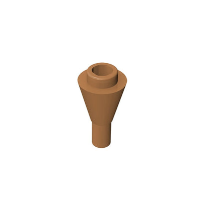 Gobricks GDS-1138 Cone 1 x 1 Inverted with Bar | Building Block for DIY Creations