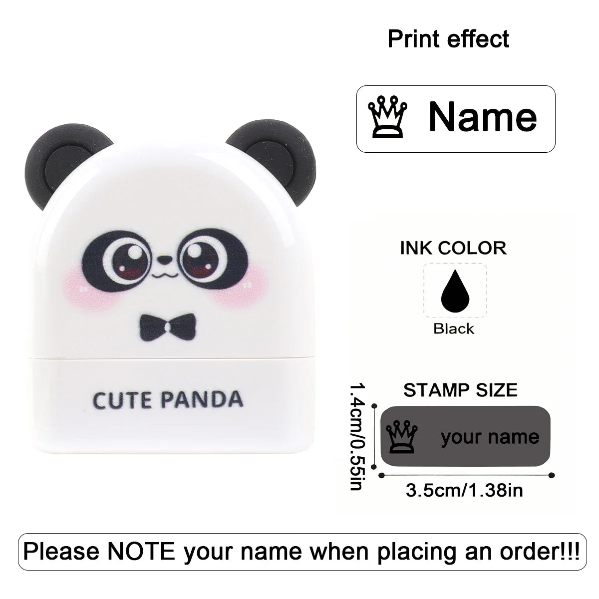 Personalized Animal Name Stamp | Custom Waterproof Clothing Label for Kids