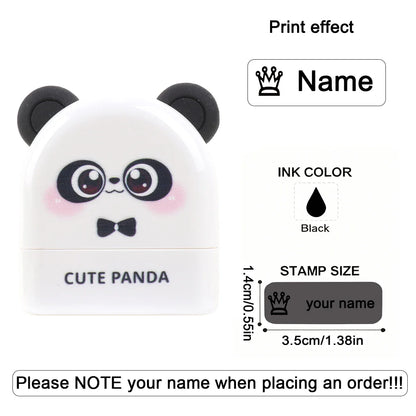 Personalized Animal Name Stamp | Custom Waterproof Clothing Label for Kids
