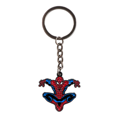 Vintage Motorcycle Keychain | Cartoon Metal Keyring for Backpack