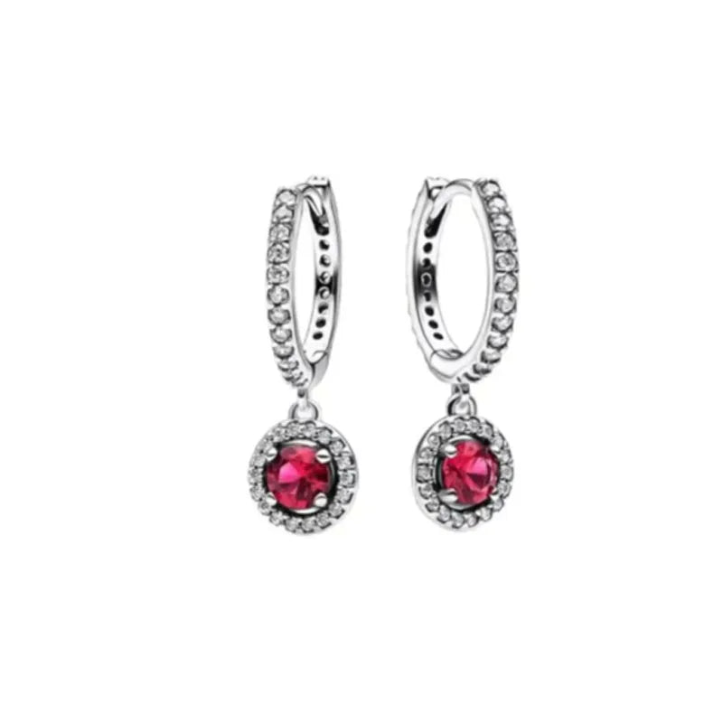 925 Sterling Silver Snowflake Heart Earrings | Fine Stud Earrings for Women