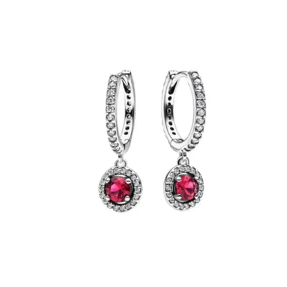 925 Sterling Silver Snowflake Heart Earrings | Fine Stud Earrings for Women