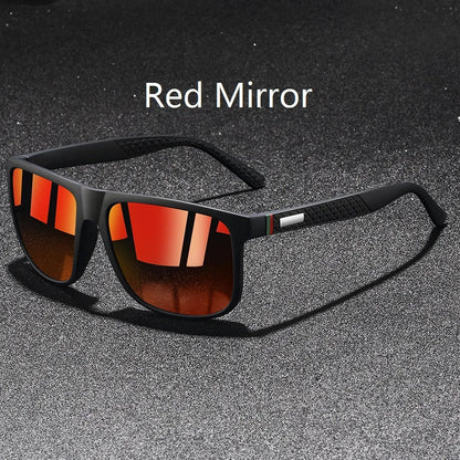 Colorful Striped Classic Sunglasses for Men & Women – UV400 Mirror Lens Driving & Travel