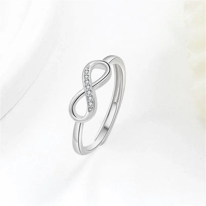 Lihong 925 Sterling Silver Mobius Ring | Unique Fashion Jewelry for Women