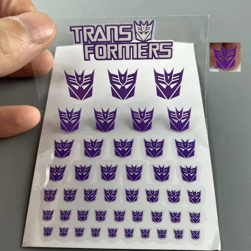 17 45Pcs/Sheet 3D Pressure Sign Stickers | Red Purple Children's Stationery Decals