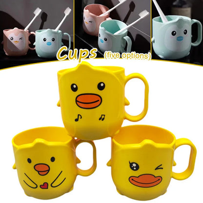 Cartoon Plastic Cup for Kids | Lightweight Shatter-Proof Travel Mug 330ml
