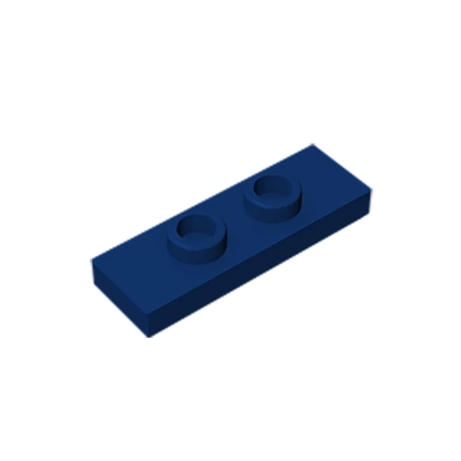 Gobricks GDS-1504 Plate, Modified 1 x 3 with 2 Studs (Double Jumper) | Compatible Building Block Piece