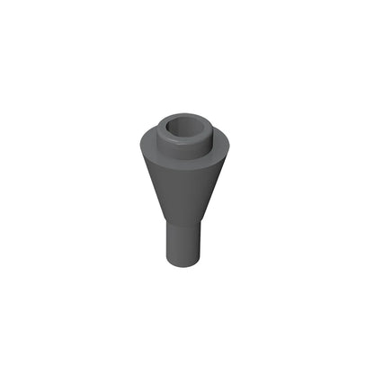 Gobricks GDS-1138 Cone 1 x 1 Inverted with Bar | Building Block for DIY Creations