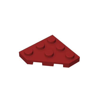 Gobricks GDS-556 Wedge Plate 3 x 3 Cut Corner | Compatible Building Block for DIY