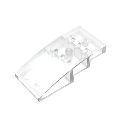 Slope, Curved 4 x 2 Building Block (Gobricks GDS-660) | Compatible with Lego 93606 Parts for DIY