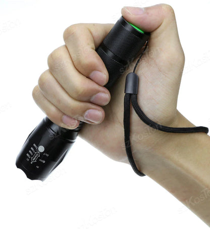 High Power LED Flashlight | Zoomable Aluminum Alloy Camping Torch