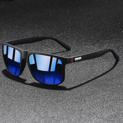 Colorful Striped Classic Sunglasses for Men & Women – UV400 Mirror Lens Driving & Travel