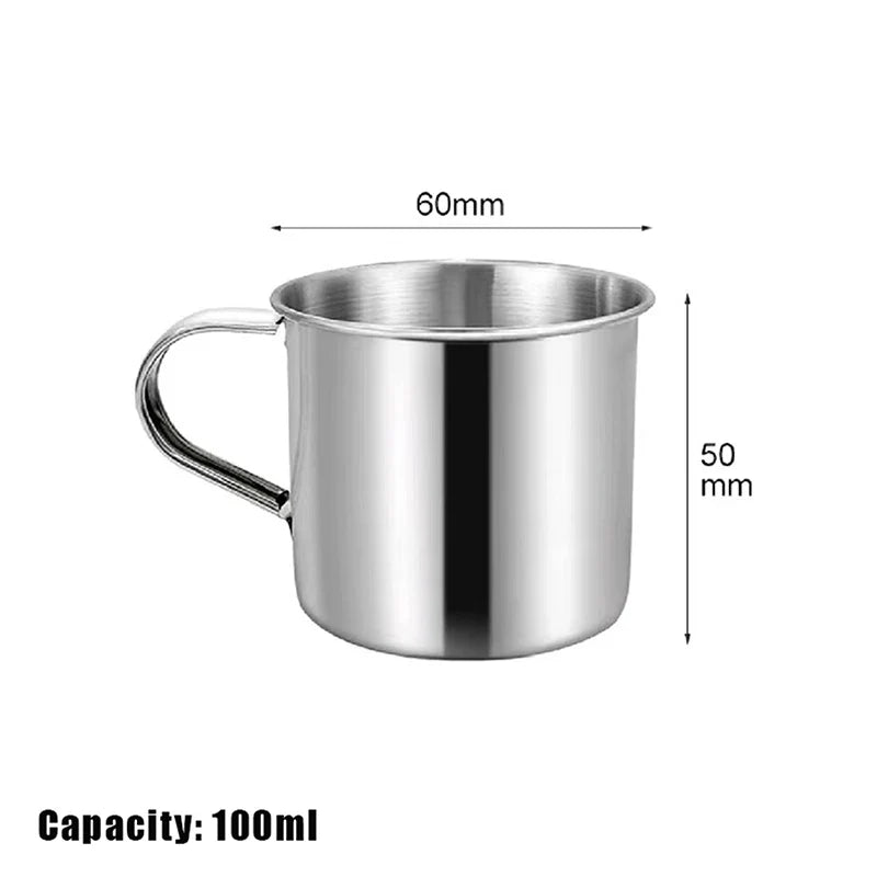 Stainless Steel Coffee Mug with Handle | Unbreakable Travel Cup