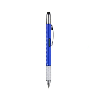 7 in 1 Multifunction Ballpoint Pen | EDC Hand Tool with Ruler Screwdriver Stylus Level