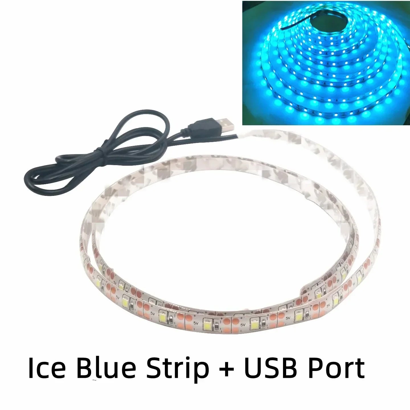 5V USB LED Strip Lights | Flexible Home TV Background Lighting
