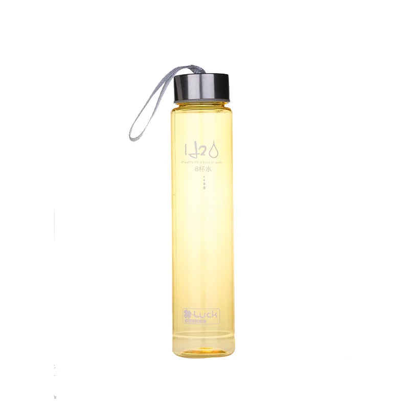 Frosted Plastic Water Bottle | Portable Leak-Proof Sport Drinkware