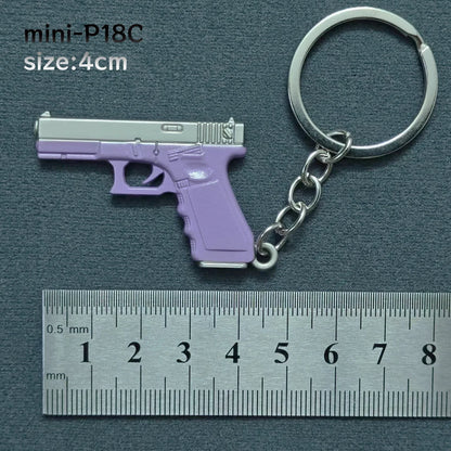 Mini Keychain Pendant 98k Alloy Gun Model | PUBG Battlefield Gift for Men