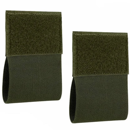 2pcs Elastic Tourniquet Holder with Hook and Loop | Tactical EDC Pouch for Vest Belt and Bag