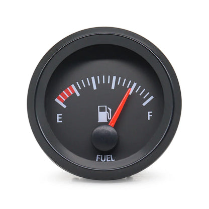 52MM Gauge 12V Water Temp Oil Temp Gauge Oil Press Fuel Volts Gauge Air Fuel Ratio Boost Exhaust Temp Meter Black Face Gauge