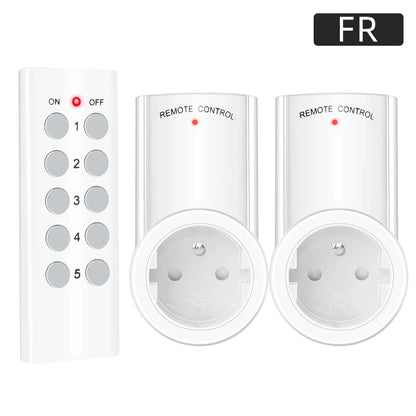 Smart Socket RF 433mhz Wireless Remote Control Outlet Adaptor Wall Electrical Switch Home Lamp For Smart Home EU UK US FR Plug