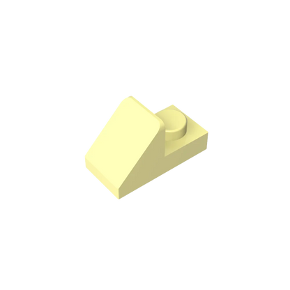 Gobricks GDS-832 Slope 45 2x1 with 2/3 Cutout | Compatible Building Block for DIY