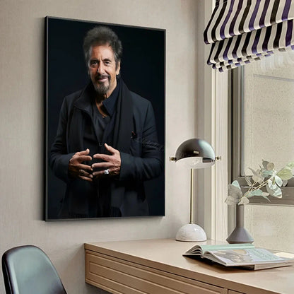 Al Pacino Poster HD Posters Home Room Bar Cafe Decor Art Wall Painting Picture