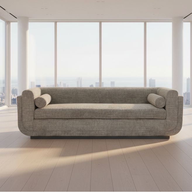 Sereneu Chenille Fabric Sofa