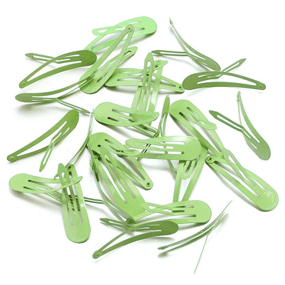 50-Pack Metal Candy Color BB Hair Clips – Waterdrop Hairpins for Kids, Girls & Women | Y2K