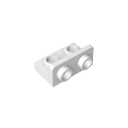 Gobricks GDS-643 Bracket 1 x 2 - 1 x 2 Inverted | Compatible Building Block for Lego 99780