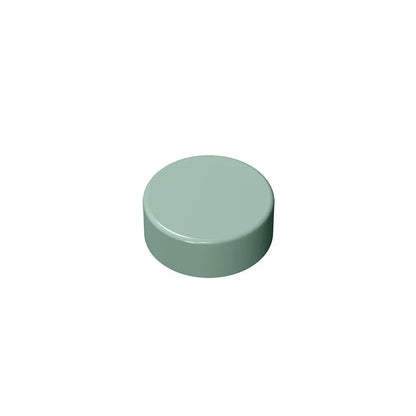 Gobricks GDS-612 Flat Tile 1x1 Round | Compatible Building Block