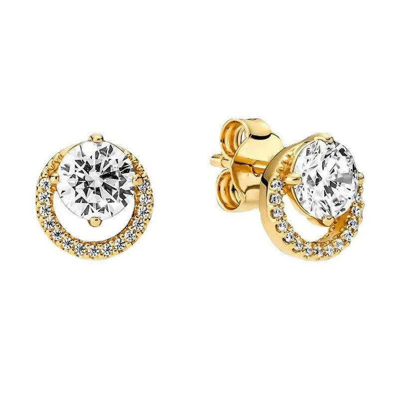 925 Sterling Silver Snowflake Heart Earrings | Fine Stud Earrings for Women
