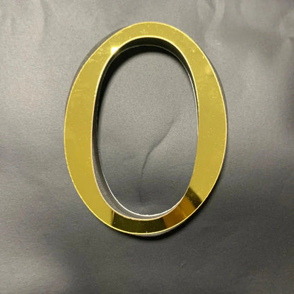 Gold Mirror 3D Letter Wall Stickers – Acrylic Peel & Stick Decor