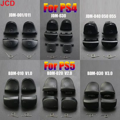 PS5 PS4 Controller Trigger Button Set L1 R1 L2 R2 with Springs | Replacement Repair Parts