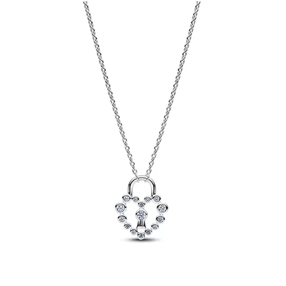 925 Sterling Silver Butterfly Heart Necklace and Earrings Set | Fine Jewelry for Women