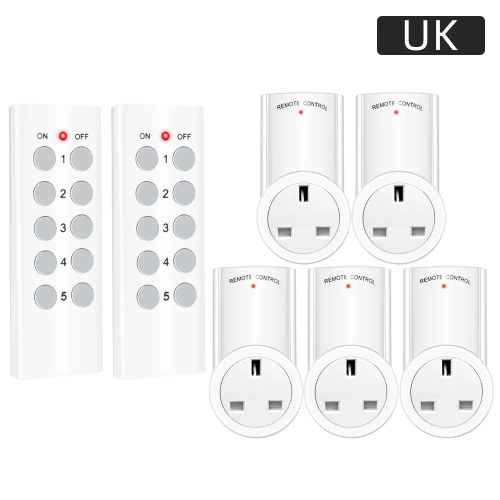 Smart Socket RF 433mhz Wireless Remote Control Outlet Adaptor Wall Electrical Switch Home Lamp For Smart Home EU UK US FR Plug