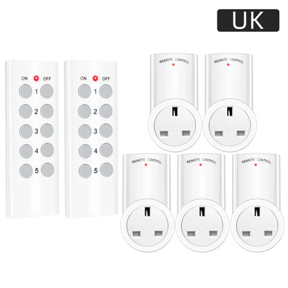 Smart Socket RF 433mhz Wireless Remote Control Outlet Adaptor Wall Electrical Switch Home Lamp For Smart Home EU UK US FR Plug